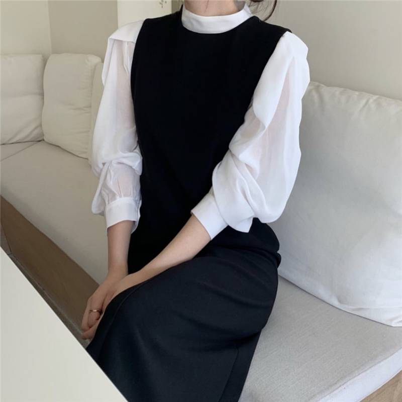 レディース セットアップ セット 2点セット セパレイト セパレート ワンピース ホワイトシャツ シ