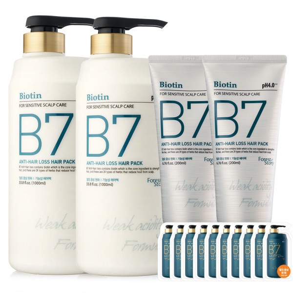 B7 弱酸性 脱毛 ヘアパック 1000ml+1000ml+200ml+200ml+10枚