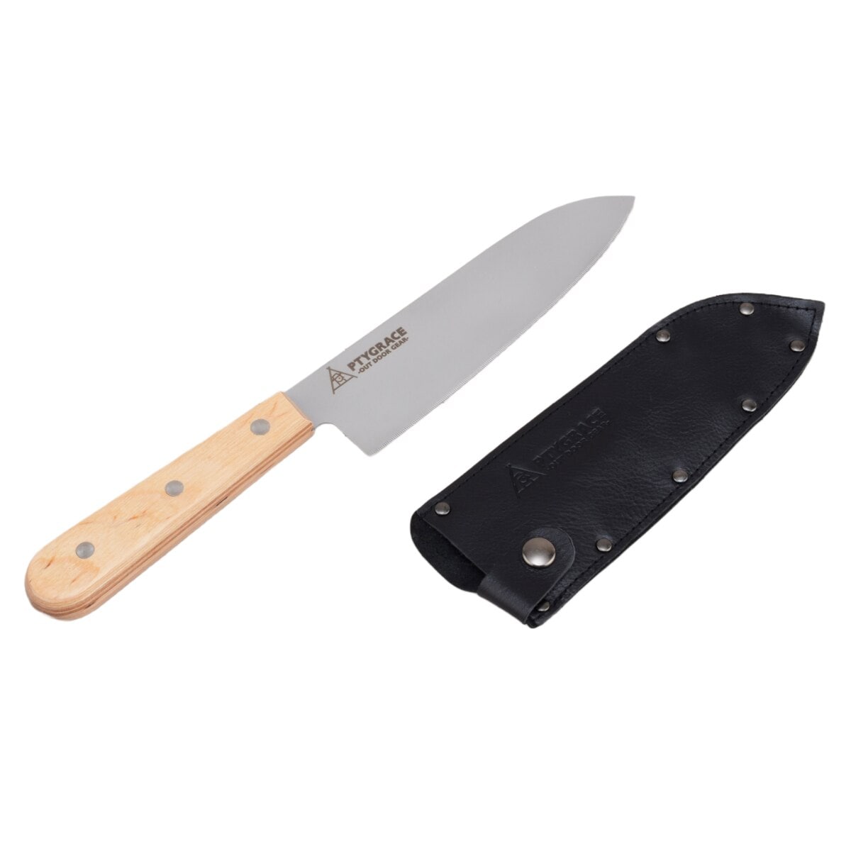 包丁 三徳包丁 刃渡り16.5cm レザーケース付 GIZABA プリグレース 三徳 キッチンナイフ 16.5cm 16.5センチ ほうちょう 庖丁 三徳庖丁 万能包丁 万能ナイフ 料理包丁