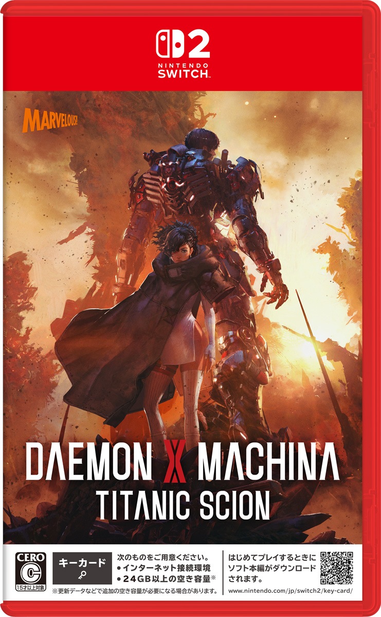 マーベラス 【Joshinオリジナル特典付】【Switch2】DAEMON X MACHINA TITANIC SCION　（デモンエクスマキナ　タイタニック　サイオン） POT-P-AAG6A N