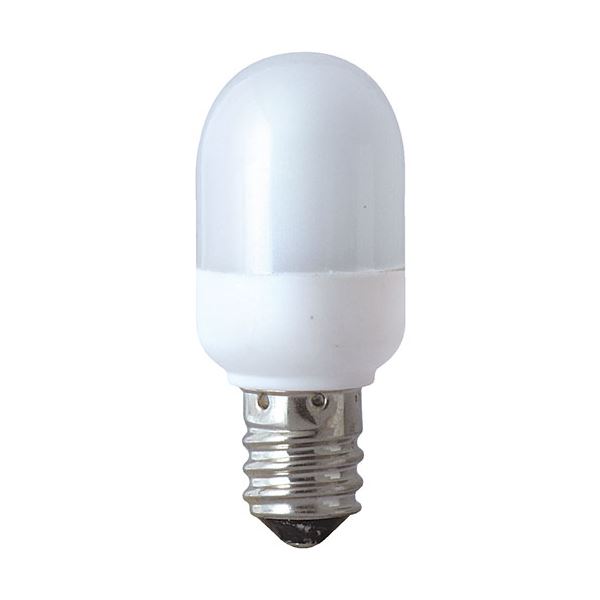 [10個セット] 東京メタル工業 LED電球 ナツメ球型 電球色 口金E12 LDT1LE12-TMX10