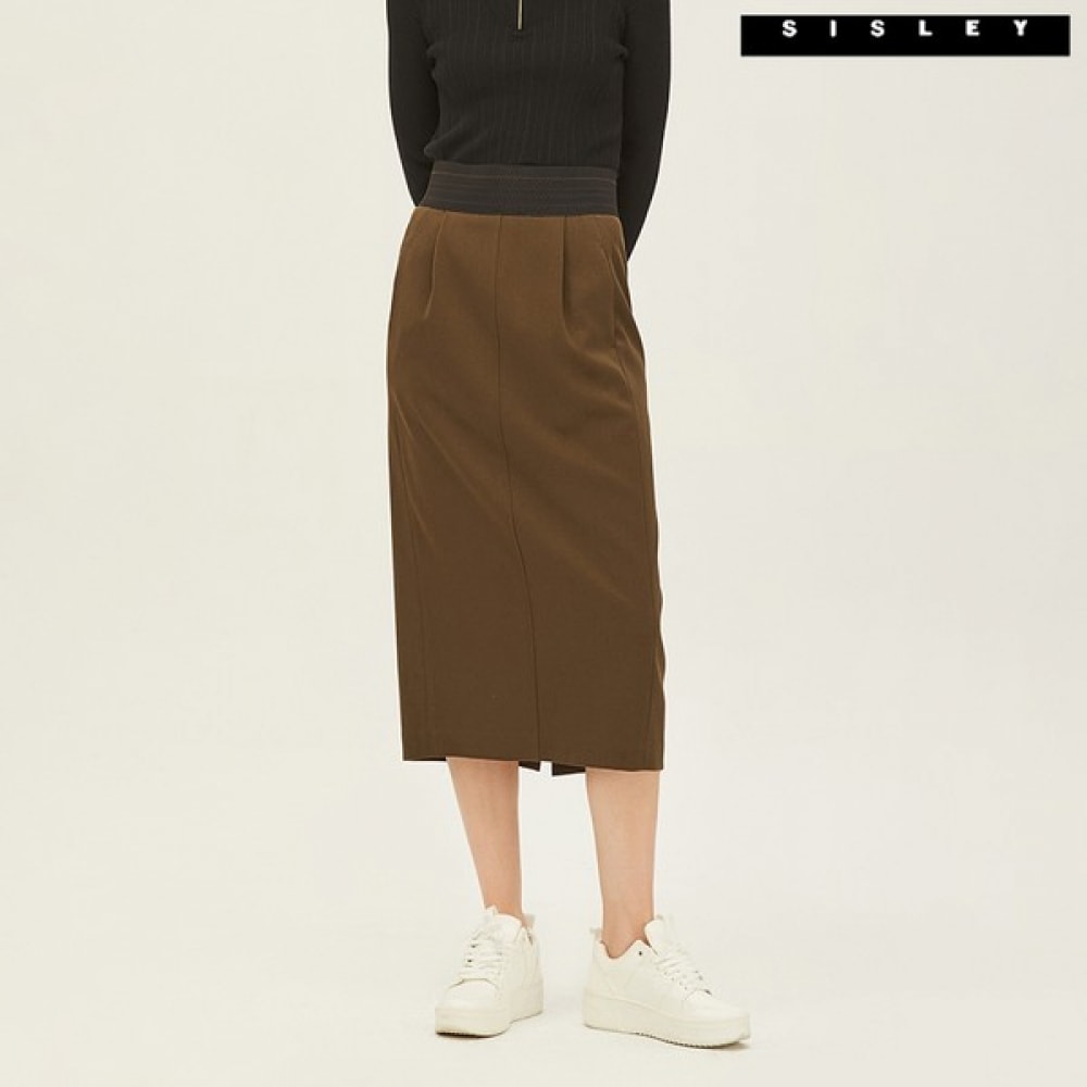 (シスレー) シスレーデューイフルバンディングスカート SASK41261_DK
