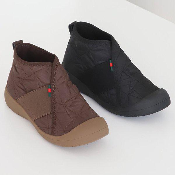 シューズ パディング ゴム底 女性 レディース スリッポン スニーカー 運動靴 2.5cm sjbad-M288