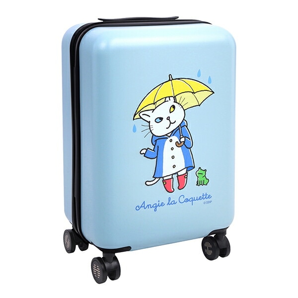 アンジー・ラ・コケット麗しのアンジー スーツケース キャリーケース S ブルー 機内持ち込み 軽量 40.5L_1018-angie002