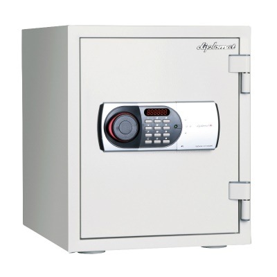 ディプロマット デジタルテンキー式 耐火耐水 金庫 (EDL88) 60分耐火 内容量25L 警報アラーム付 125EN88WR オフホワイト