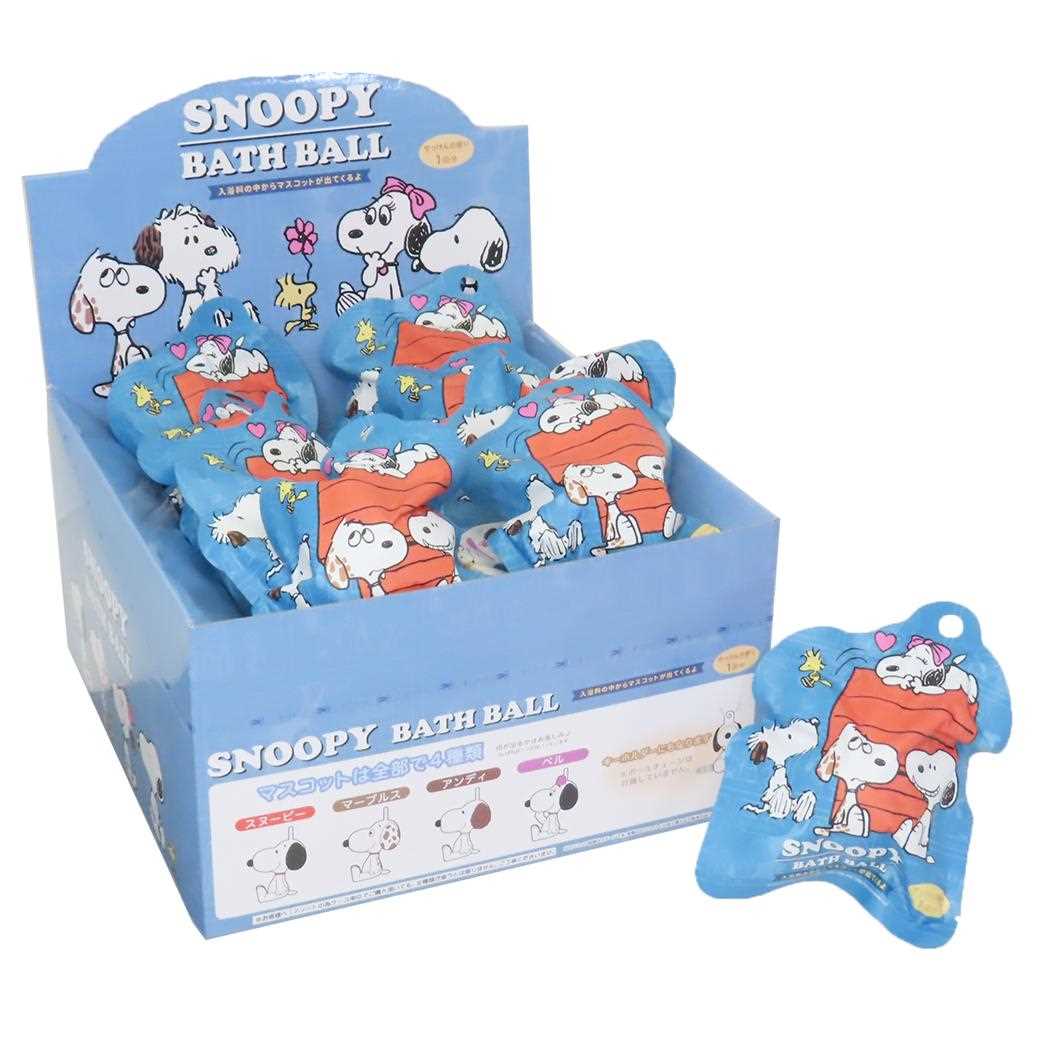 Qoo10] スヌーピー 入浴剤セット バスボール5 : 日用品雑貨