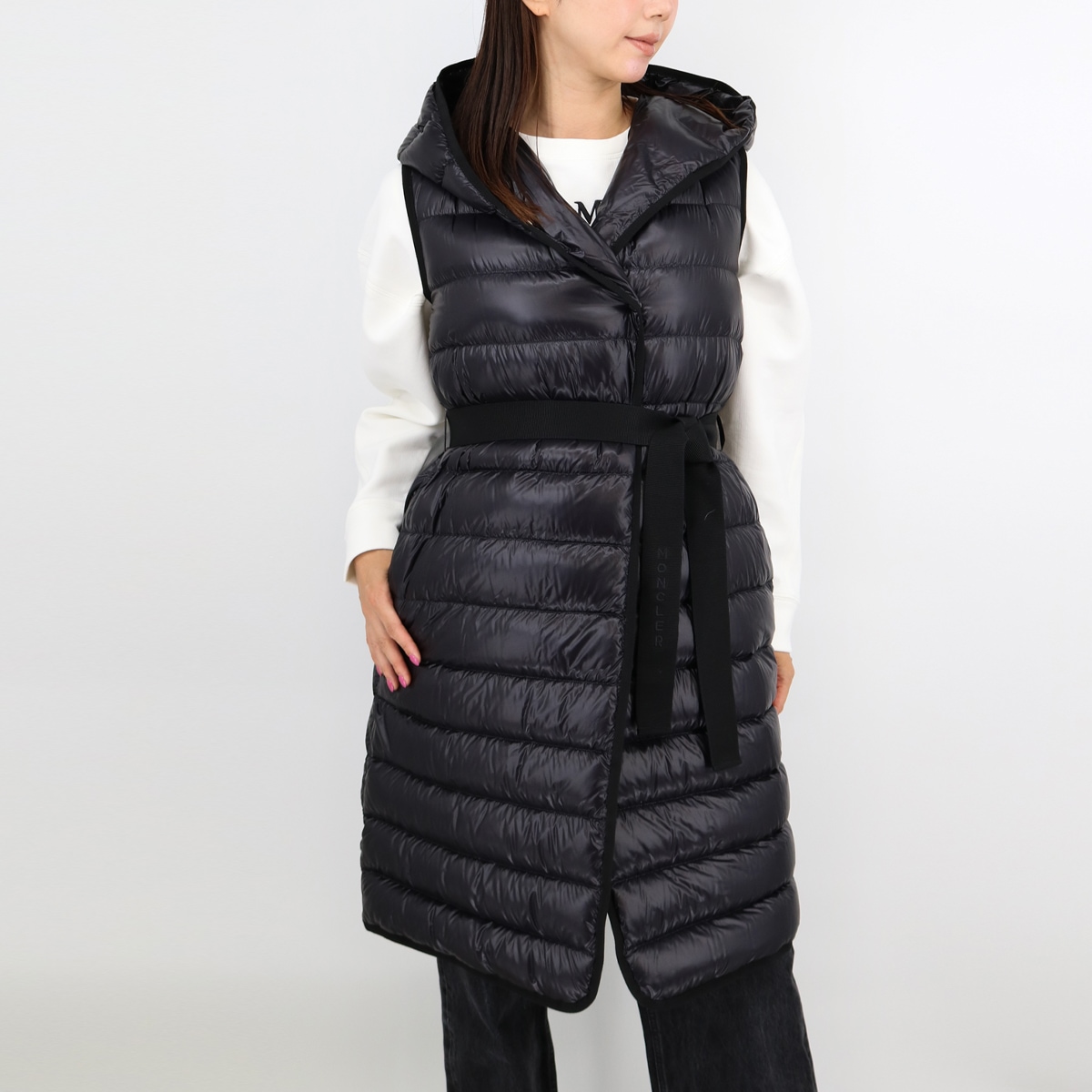 NOISETTE GILET 1C50100 C0385 999/BLACK レディース ダウンベスト ジレ