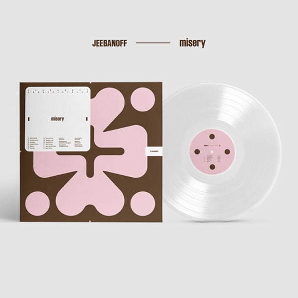 韓国音楽 jeebanoff (ジバノフ) - 3集 「Misery」 LP [12inch Transparent Vinyl]