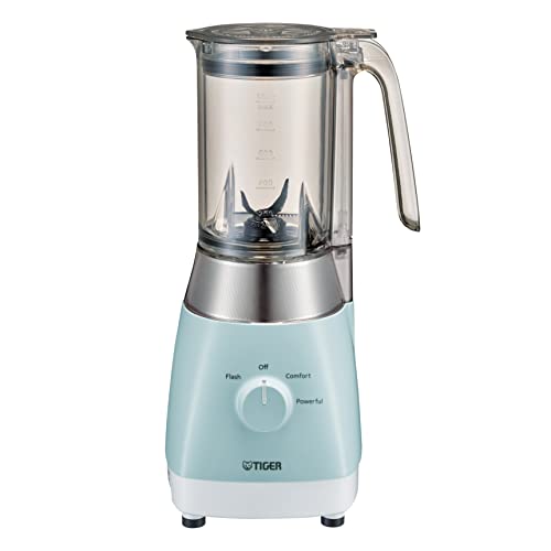 タイガー魔法瓶(TIGER) ミキサー 1000ml パワフルモード搭載 良い音設計 氷も砕ける カップフタ食器洗い乾燥機対応 ミントグリーン SKT-N101GM