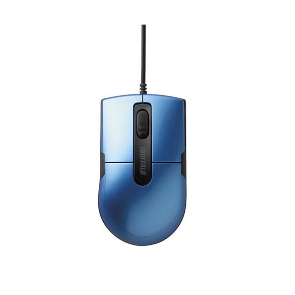 （まとめ） バッファロー 有線BlueLEDマウス静音 3ボタン Sサイズ ブルー BSMBU26SSBL 1個 10セット 57,687円