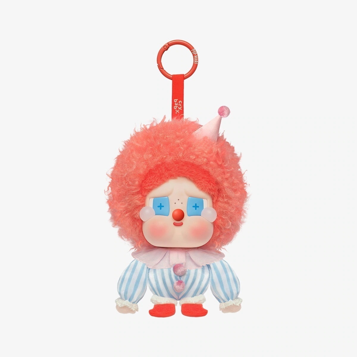 公式正規品POP MART WHY SO SERIOUS シリーズ CRYBABY ぬいぐるみペンダント ぬいぐるみキーチェーン ブラインドボックス ガチャポン サプライズギフト