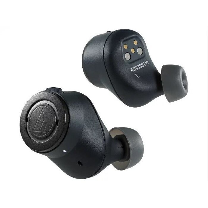 ATH-ANC300TW audio-technica フルワイヤレスイヤホン 左右分離 ノイズキャンセリング リモコン マイク Qualcomm TrueWireless Stereo Plusワイヤレスイヤホン
