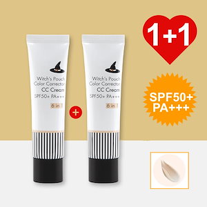 1+1 お得セット CCクリームN 下地 カバー力 紫外線カット人気コスメSPF50+ PA+++