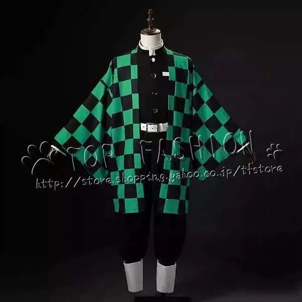 【品質良い 大好評中】コスチューム 風 竈門炭治郎 刺繍制服　コスプレ衣装 ウィッグ 靴 道具 cosplay コスチューム ハロウィン クリスマス