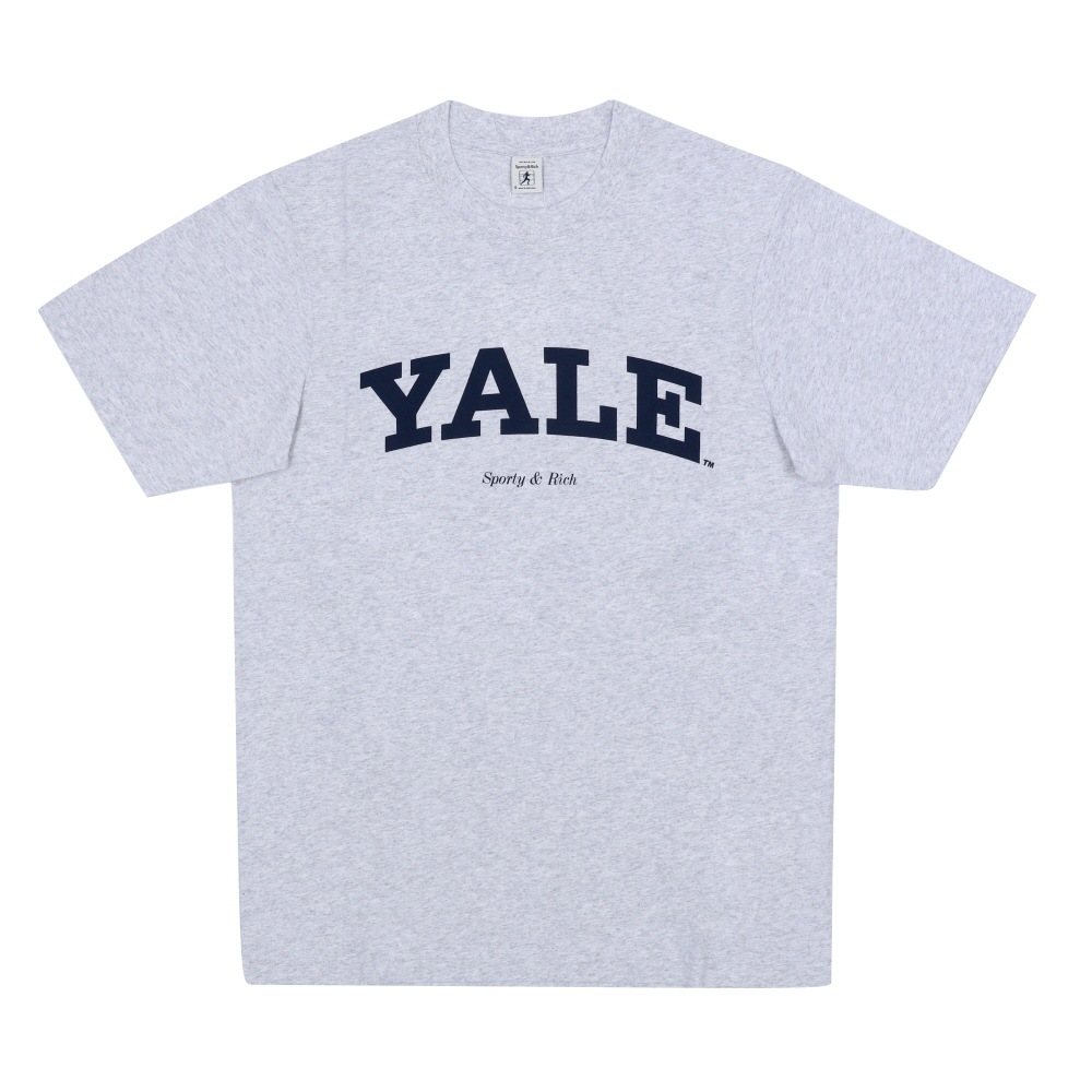 スポーティー＆リッチ ヘザーグレー Yale ユニセックスTシャツ TO043611678BL106