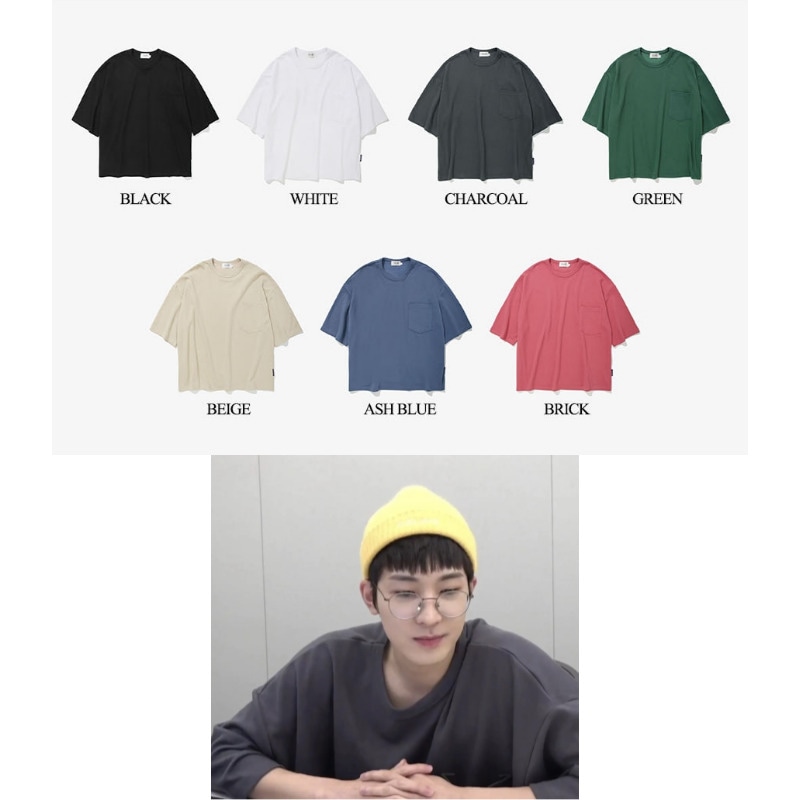 【tailor studio】【SEVENTEEN wonwoo着用】オーバーサイズTシャツ