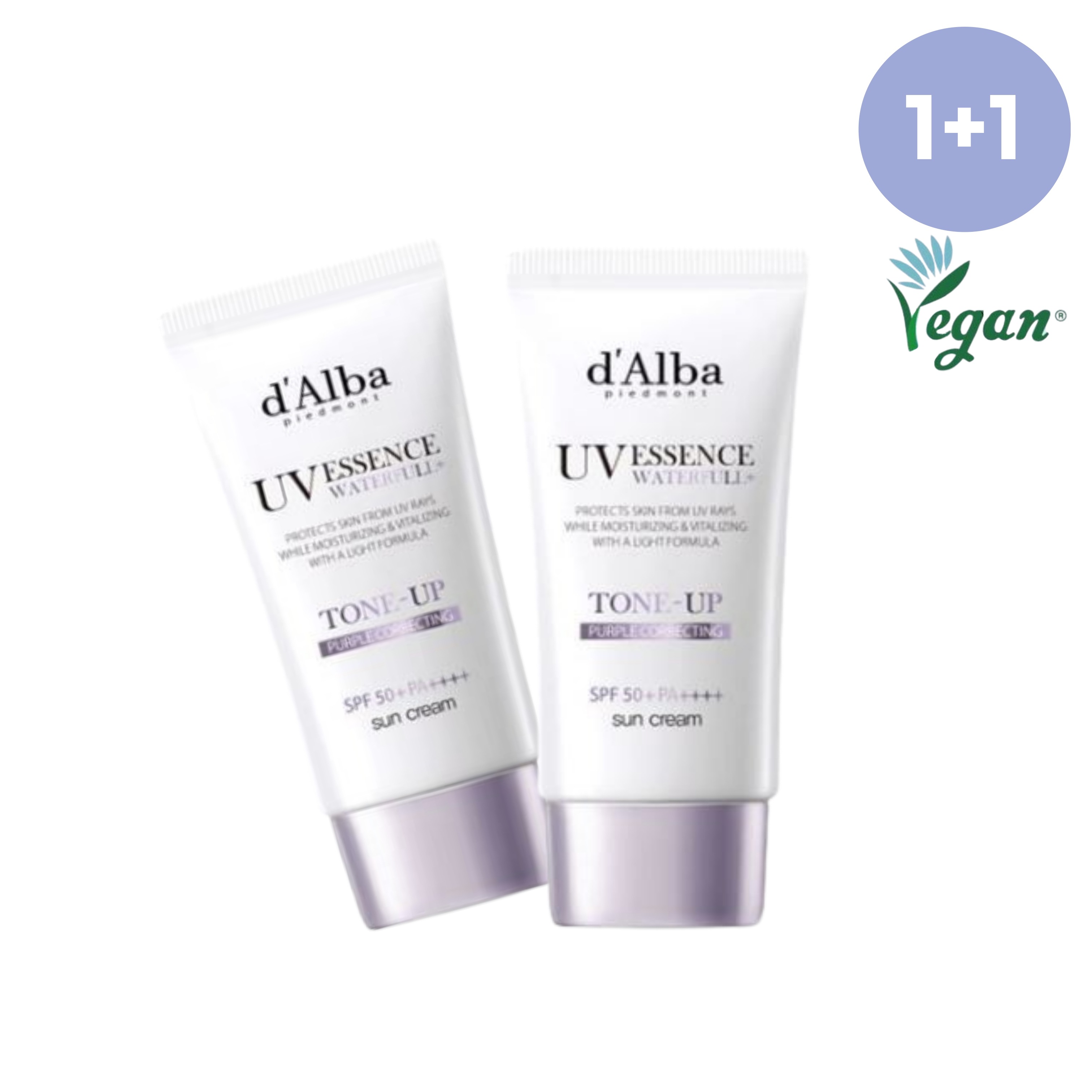 [1+1] パープル トーンアップ 日焼け止め (50ml+50ml)