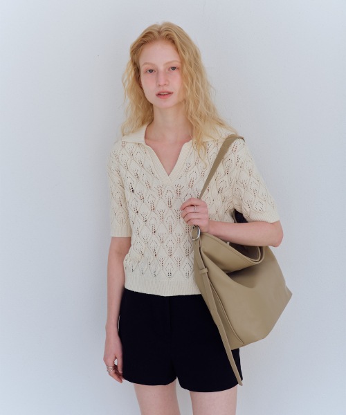【OVHEE】 Poe Bucket Bag_Toffee ショルダーバッグ 正規品