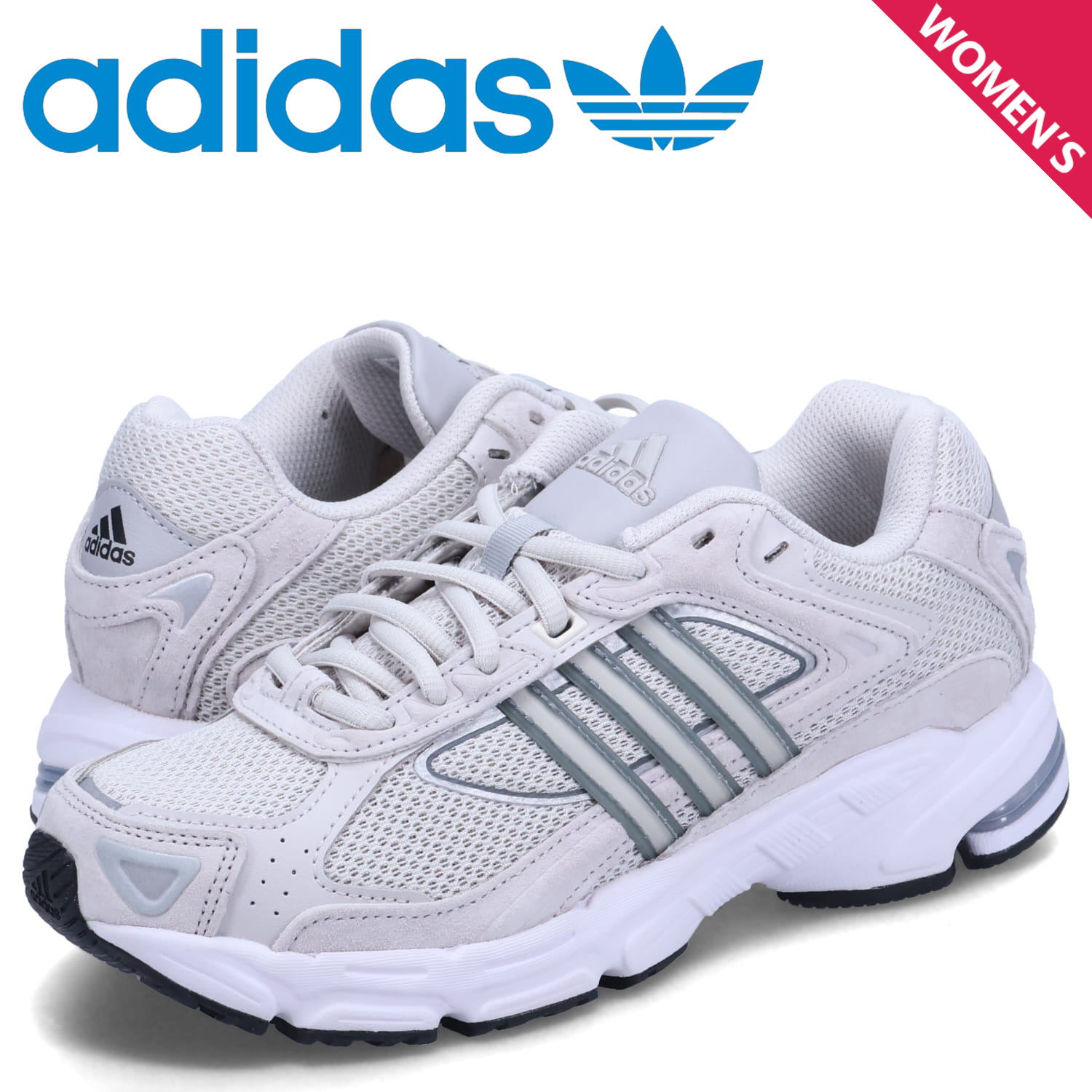 スニーカー レスポンス レディース グレー ID4290