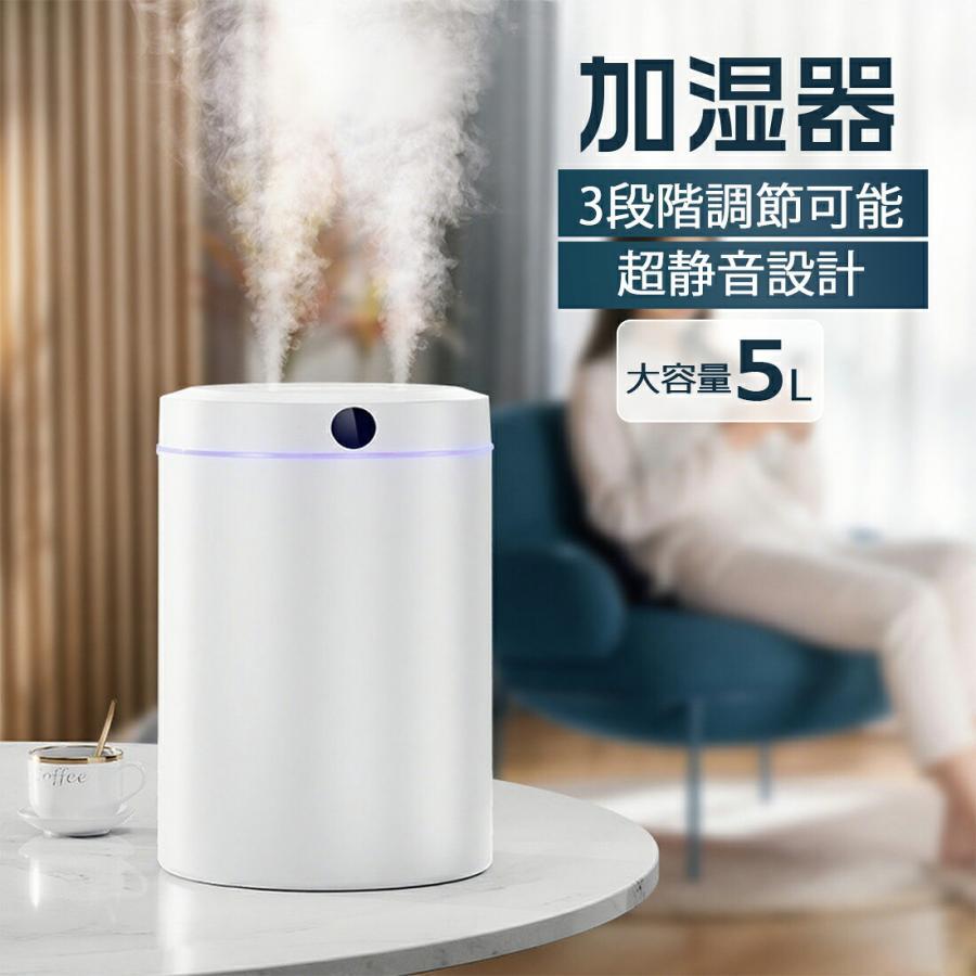 加湿器 卓上 usb 乾燥対策 花粉対策 加湿器 卓上 オフィス 車載 携帯 静音 小型 寝室にも おしゃれ ディフューザー 空気洗浄機 次亜塩素酸水対応で 除菌 消臭 US