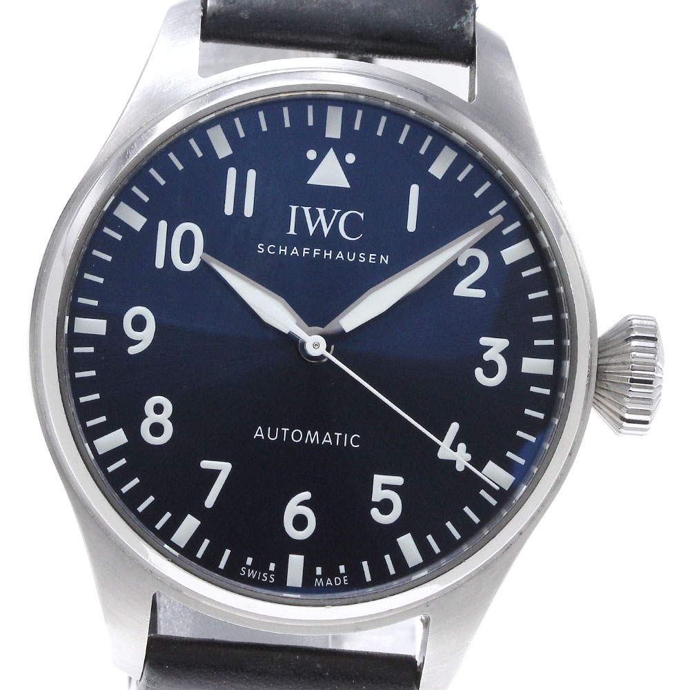 IWC IWC SCHAFFHAUSEN IW329303 ビック パイロットウォッチ デイト 自動巻き メンズ 箱・保証書付き_845485【中古】 406,845円
