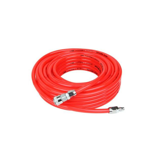 E－Value ウレタンエアホース 20m EUH－20RL 8．5 電動工具 エアーツール ホース リール