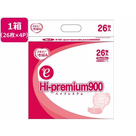 エルモアいちばん +e Hi-premium900 26枚×4P カミ商事 455171