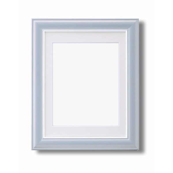 カラー 遺影額 ( 太い枠 グレー ) 仏事用額 葬儀額 フレーム 額縁 額