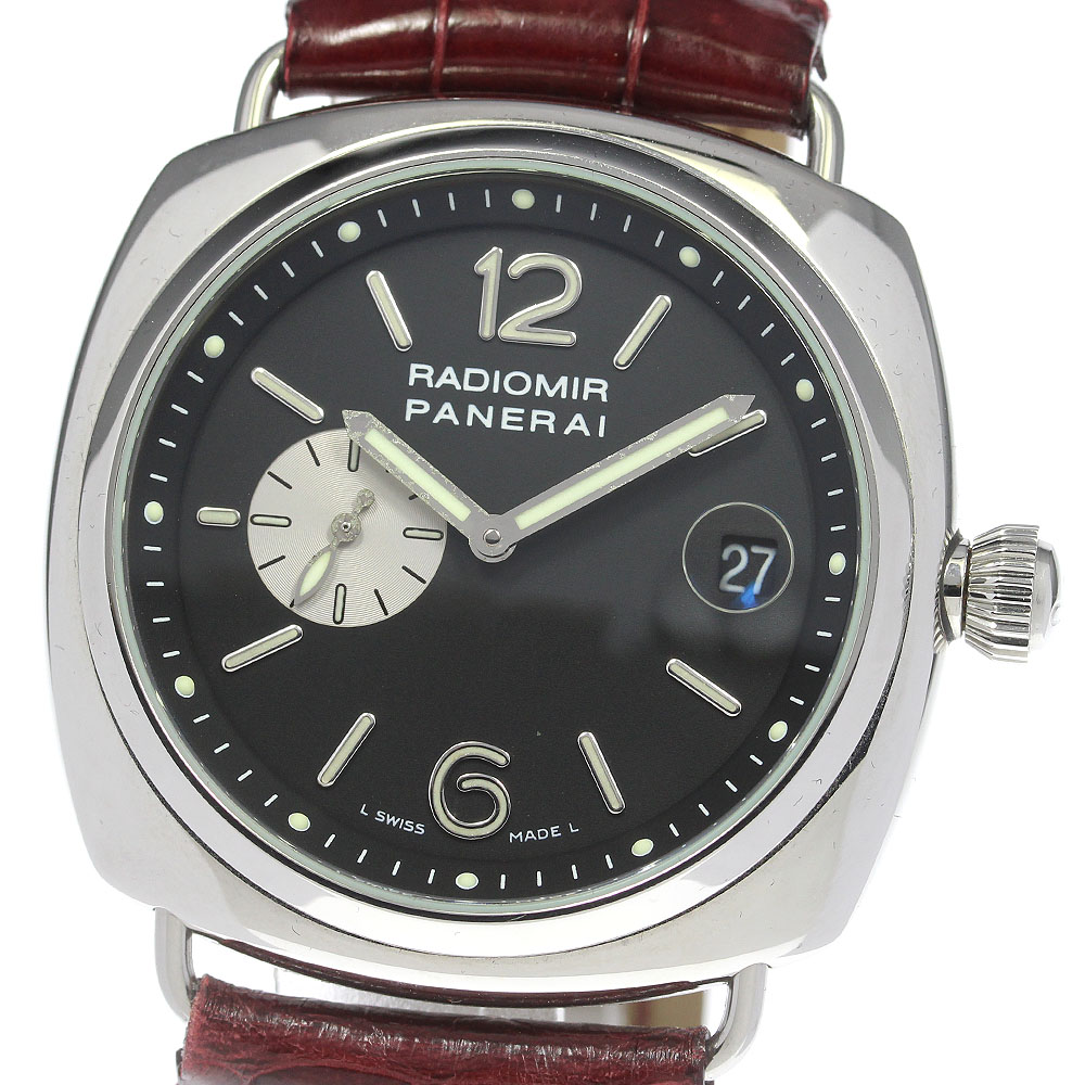 パネライ PANERAI PAM00141 ラジオミール デイト 自動巻き メンズ 箱保証書付き_811287【中古】