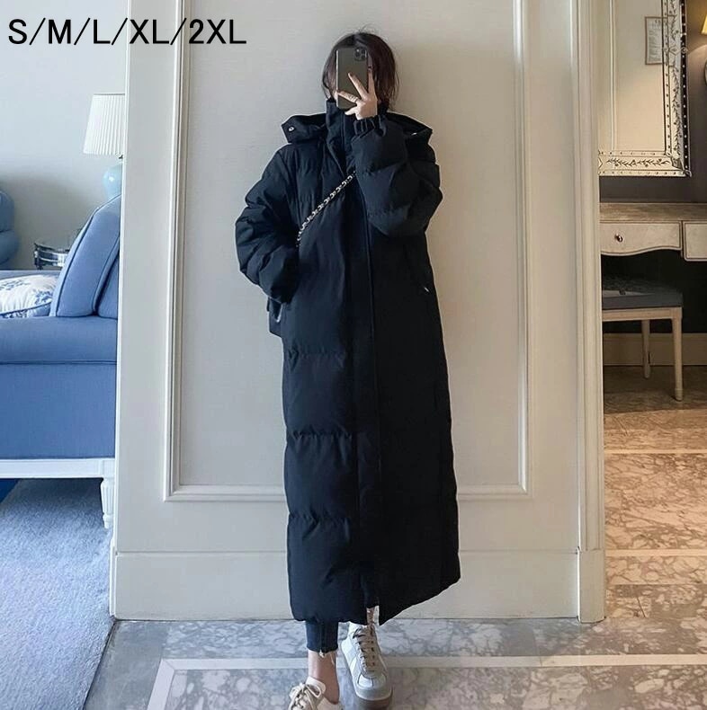 【新品】Re:poris レポリス M 中綿ロングコート　ブラック 、黒 新品】Re:poris レポリス M 中綿ロングコート ブラック 、黒 A47