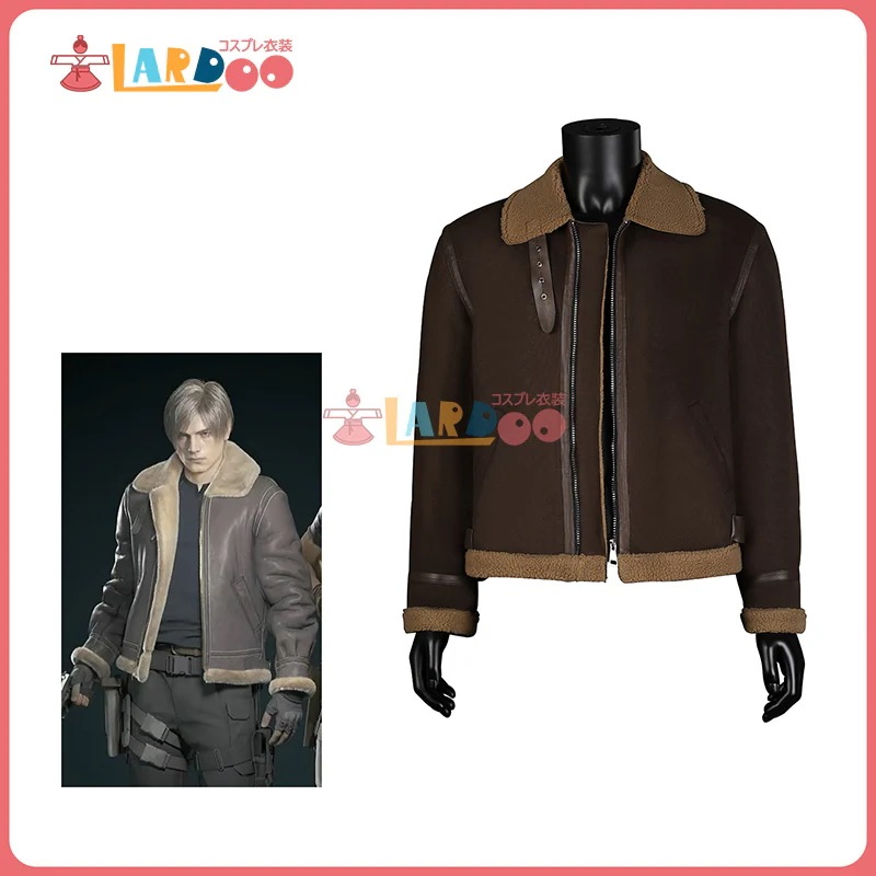 バイオハザード RE:4 レオン・スコット・ケネディ-Leon S Kennedy ジャケットみ コスチューム コスプレ衣装538