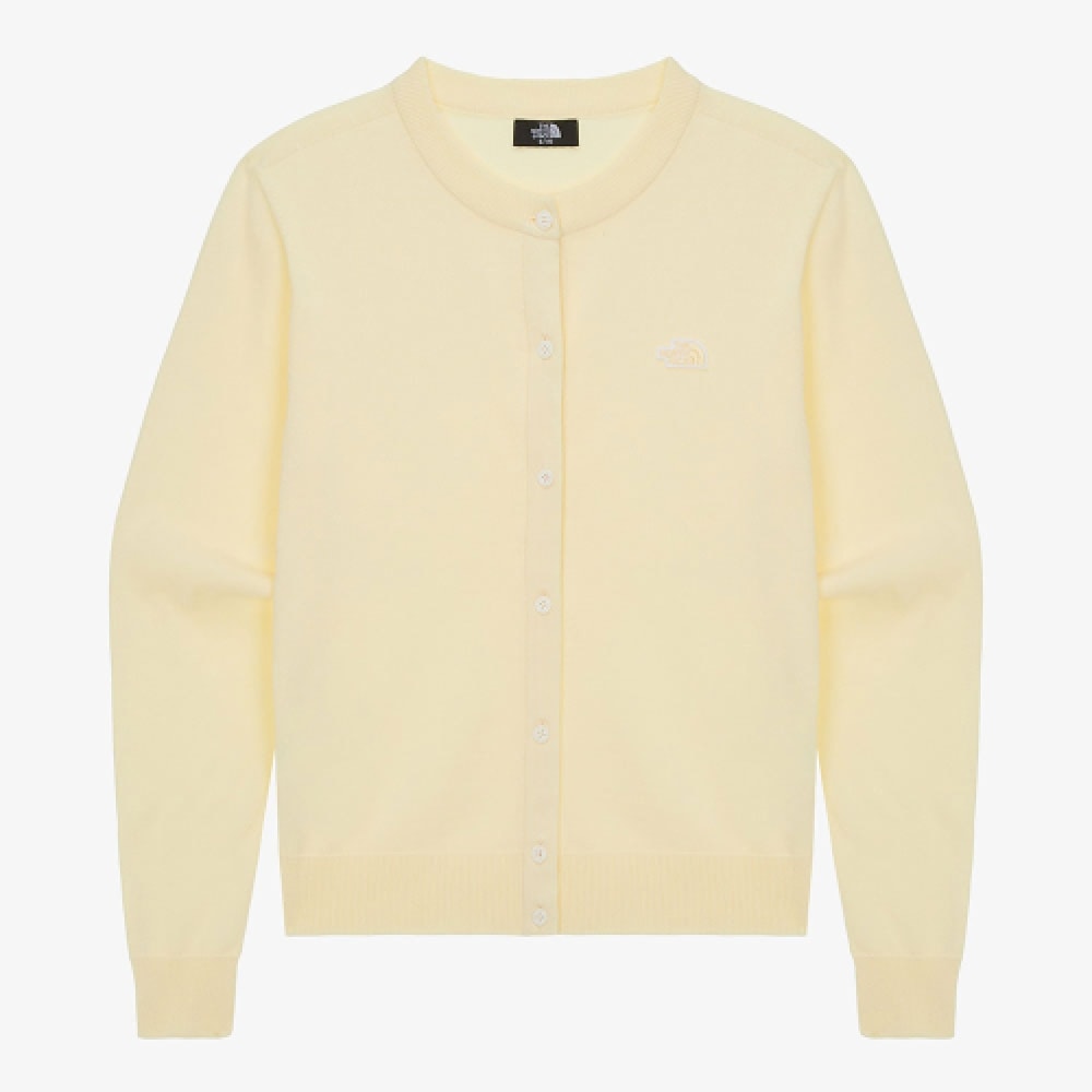 ザ・ノース・フェイス NJ5SR31B 女性用ホリデーカーディガン_ライトイエロー