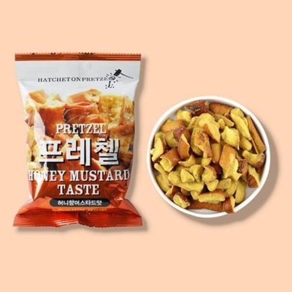 プレッツェル ハニーマスタード味 85g 子供 おやつ ビール おつまみ 1箱（18個） 茶菓会議
