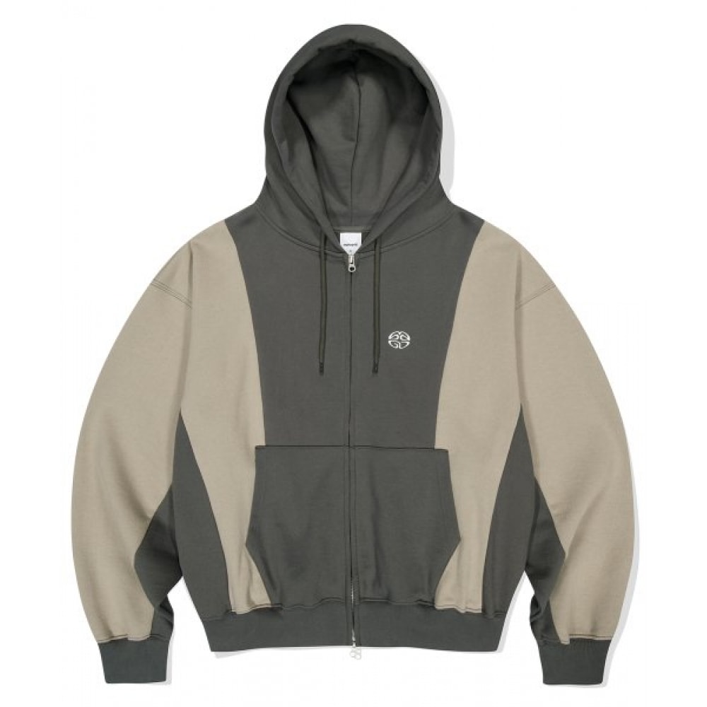 マハグリッド (マハグリッド) エクリプスロゴフードジップアップカーキ (MG2ESMM412A)