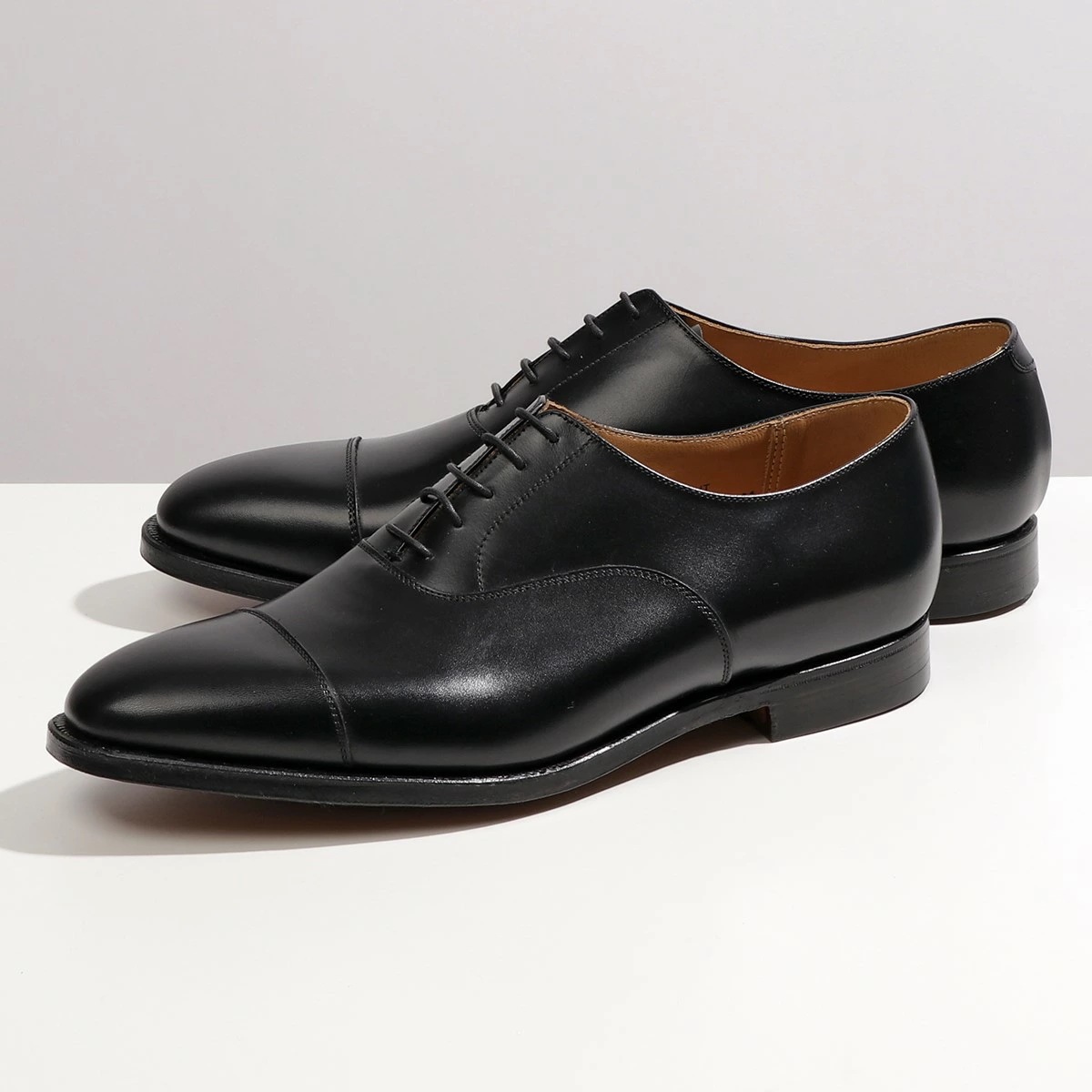 CROCKETT&JONES クロケットアンドジョーンズ 27742A C01L1 CONNAUGHT コノート メンズ レザー シューズ レースアップ ストレートチップ ワイズE 革靴 Black 57,696円