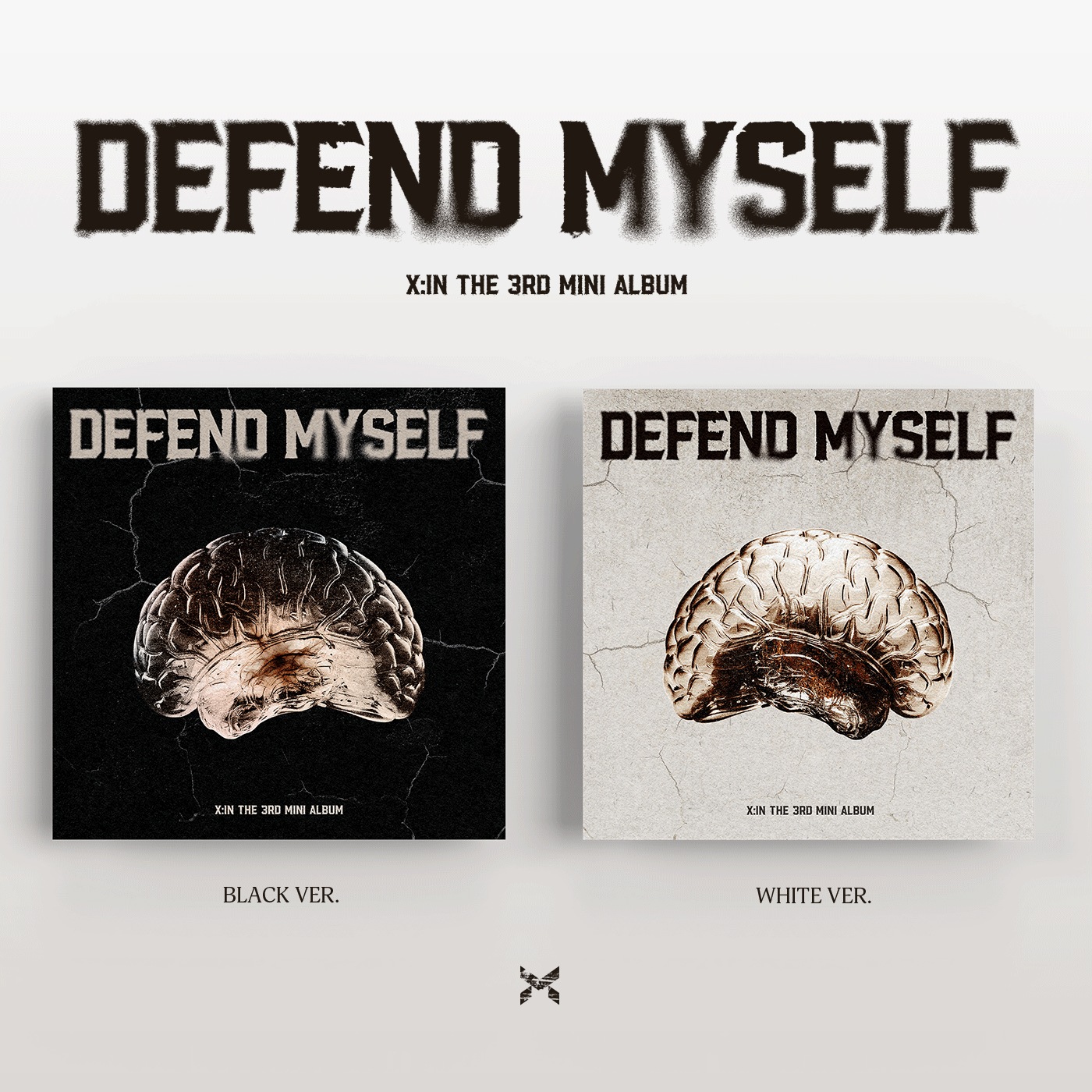 2種セット [Photobook platform Ver.] X:IN 3RD MINI ALBUM [Defend Myself] (BLACK VER., WHITE VER.)