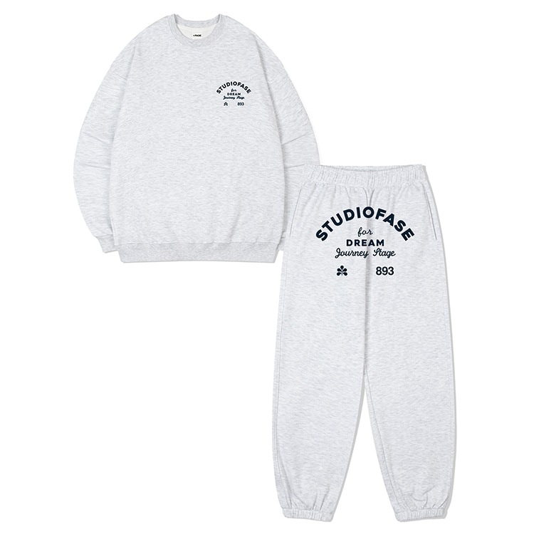 FOR DREAM SETUP - WHITE MELANGE