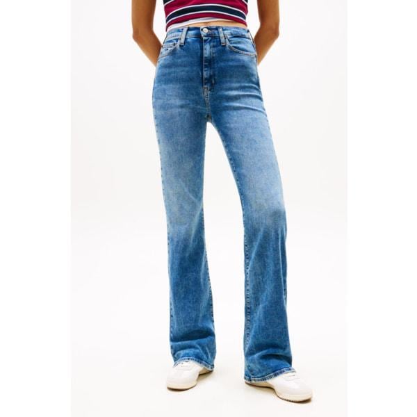女性シルビアハイライズフレアデニムパンツ T32G0NEF51TWT1 TOMMY JEANS
