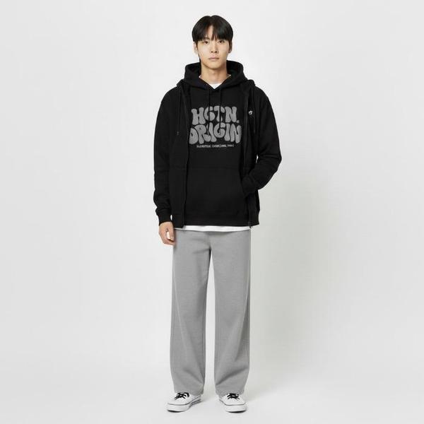 HC04 ワイドフィットパンツ_ボンディングワイドフィットパンツ_メランジグレー 10560-038-203 (S44496374)