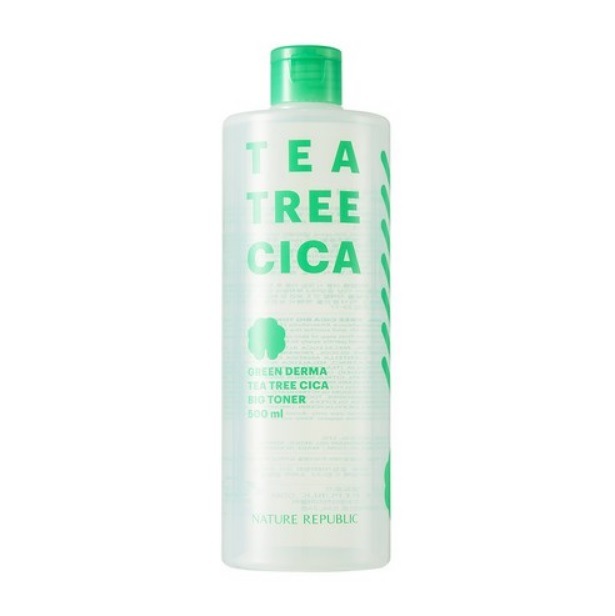 グリーンダーマ ティーツリー シカ ビッグトナー,500ml*1ea (保湿.鎮静.水分補給.栄養供給)