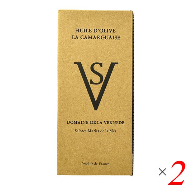 ヴェルネード エキストラドゥース オリーブオイル350ml 2本セット 箱あり