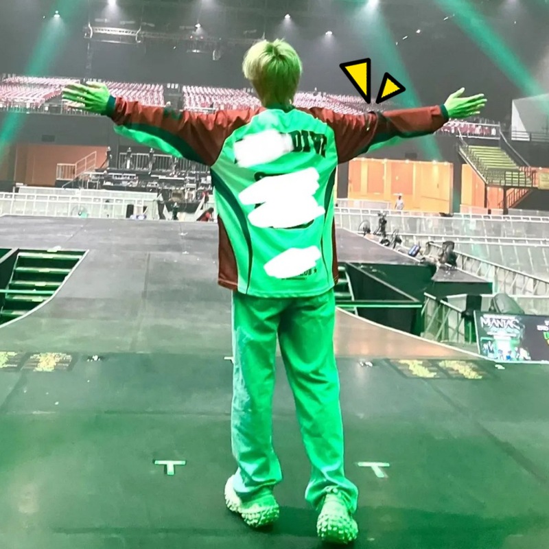 straykids アイエン 着用 服 OFF ROAD MESH LONG SLEEVE