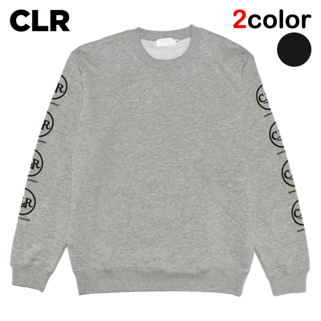 セール シーエルアール スウェット トレーナー メンズ レディース CLR 長袖 クルーネック 丸首 アート グラフィック S-XXL