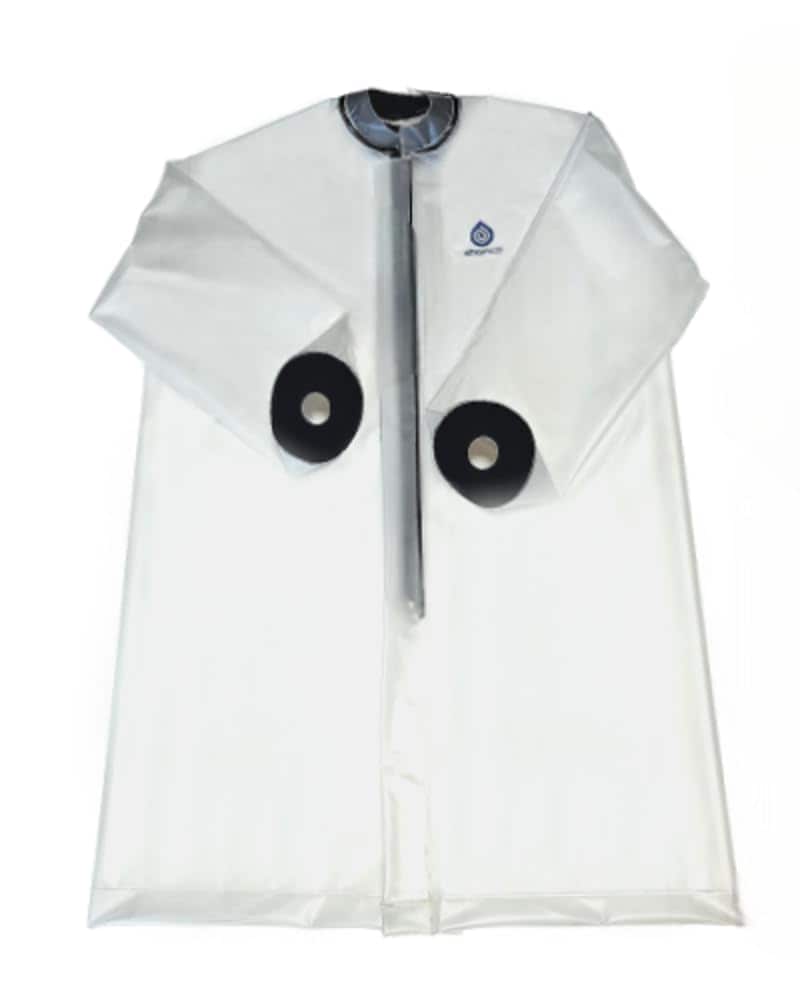 シャンプーコート ウェットスーツ素材 防水 体濡れ防止 首・腰負担軽減 簡単装着 袖口密着 計量 韓国製 繰り返し使用可