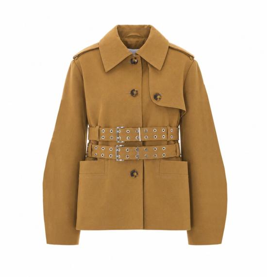 GANNI Women Suit Jackets A1010196 840 Brown