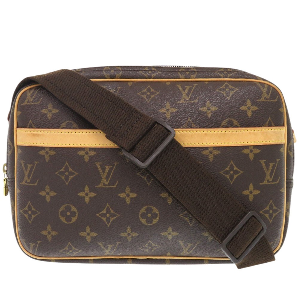 リポーターPM モノグラム M45254 ショルダーバッグ モノグラムキャンバス/モノグラムキャンバス ブラウン LV 1216【中古】 ユニセックス