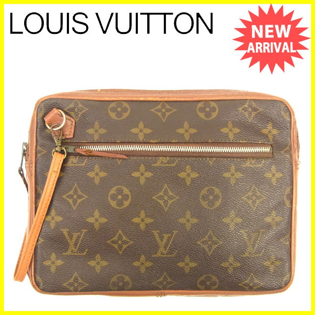 ルイ ヴィトン LOUIS VUITTON クラッチバッグ セカンドバッグ レディース メンズ 可 モノグラム PVC×レザー 廃盤 レア 人気 【中古】 T614 . ルイ ヴィトン LOUIS VUITTON クラッチバッグ セカンドバッグ レディース メンズ 可 モノグラム PVC×レザー 廃盤 レア 人気 【中古】 T614 .