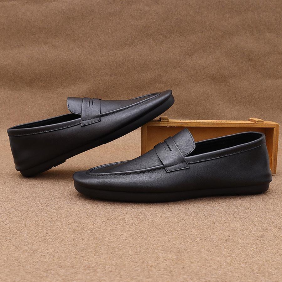 走れる ビジネスシューズ メンズ ローファー 紳士靴 革靴 大きいサイズ イギリス 素足 通気性 滑り止め 冠婚葬祭 通勤 結婚式 男性用 革靴