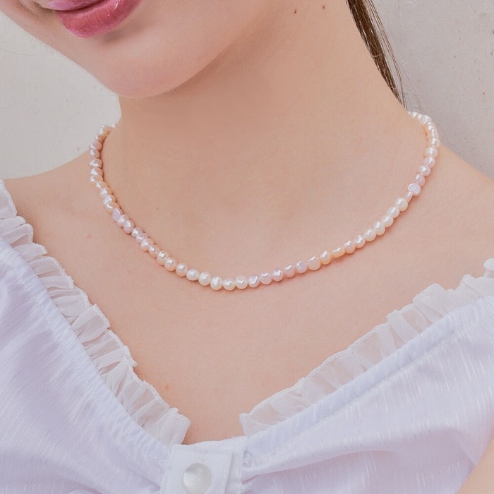 silver925円ミックスジウ着用panorama pearl necklace/韓国の人気ブランド 韓国正規品 韓国の人気商品 韓国ファッション 韓国ジュエリー デイリーアクセサリー SNSで人気 8,040円
