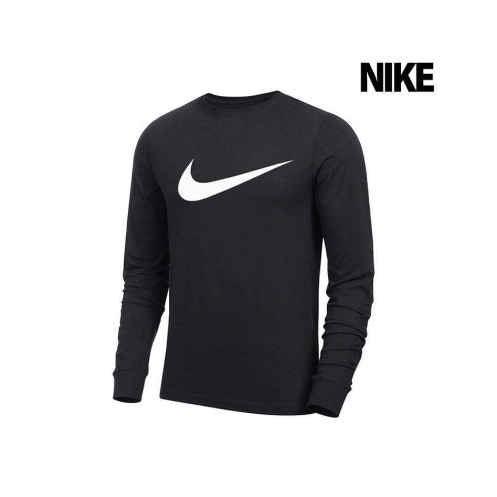 ナイキシューズロングスリーブ T シャツ NSW ロングスリーブ FRAN スウッシュブラック DZ2987-010
